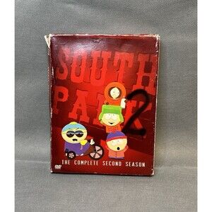 Vntg South Park TV Series DVD Complete Second Season 2 Comedy Central